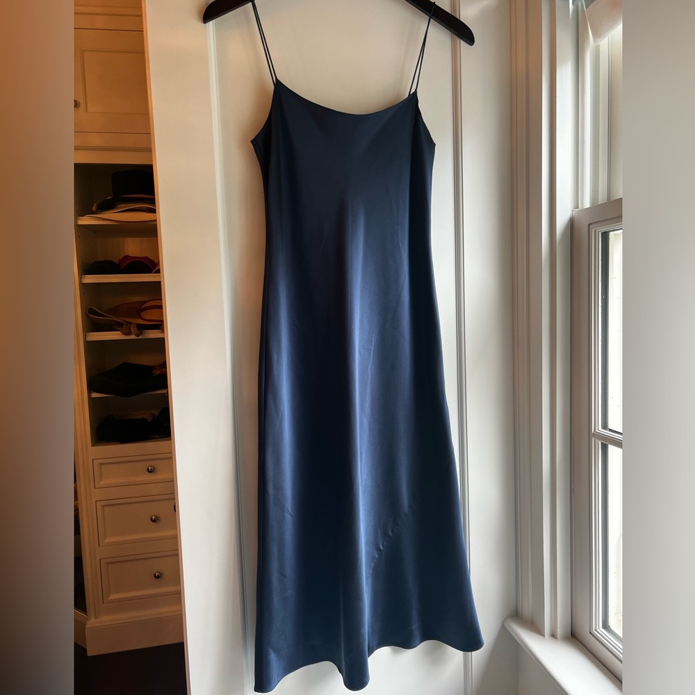 Theory 100% Silk Slip Dress